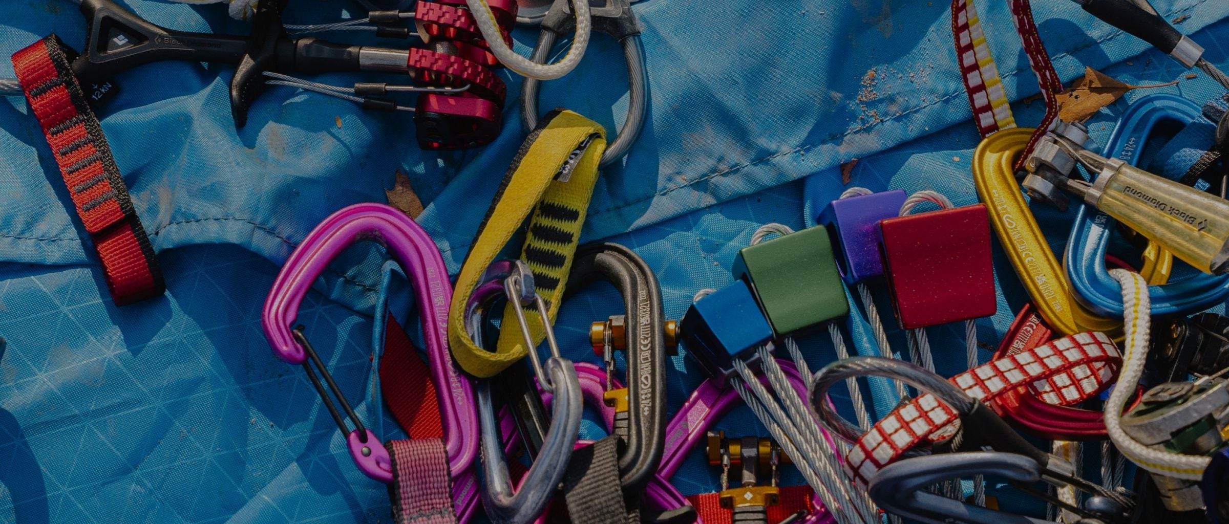 Climbing protection devices - camalots, hexes & nuts