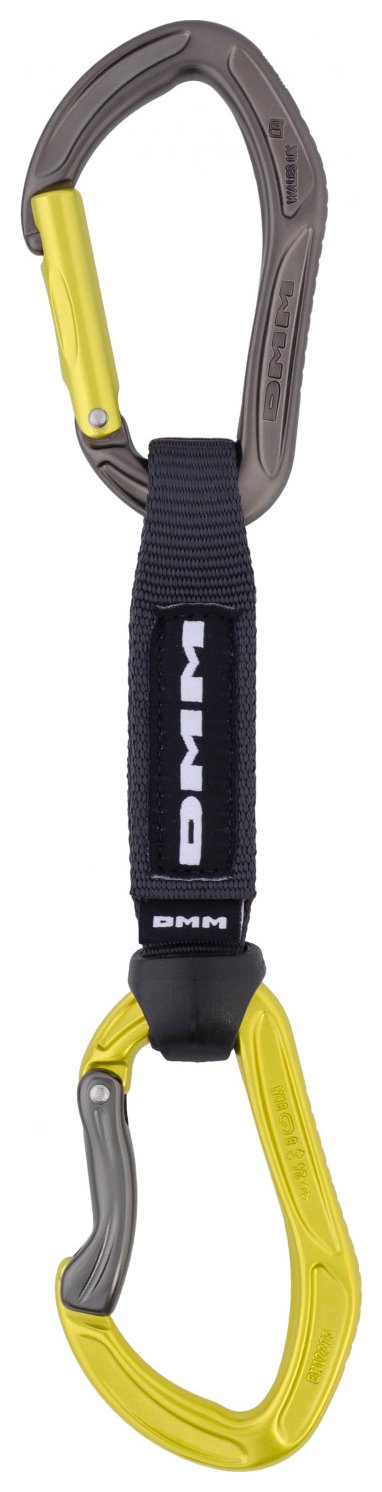 Alpha Sport Quickdraw (12cm) - limoen, klimsetje - 6 pack