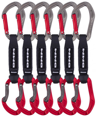 Afbeelding in Gallery-weergave laden, Alpha Sport Quickdraw (12cm) - rood, klimsetje - 6 pack