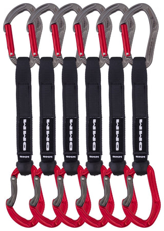 Afbeelding in Gallery-weergave laden, Alpha Sport Quickdraw (18cm) - rood, klimsetje - 6 pack