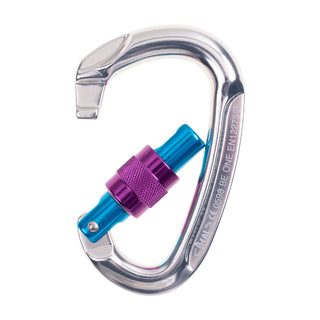 Load image into Gallery viewer, Be One Screw - fuchsia, locking carabiner