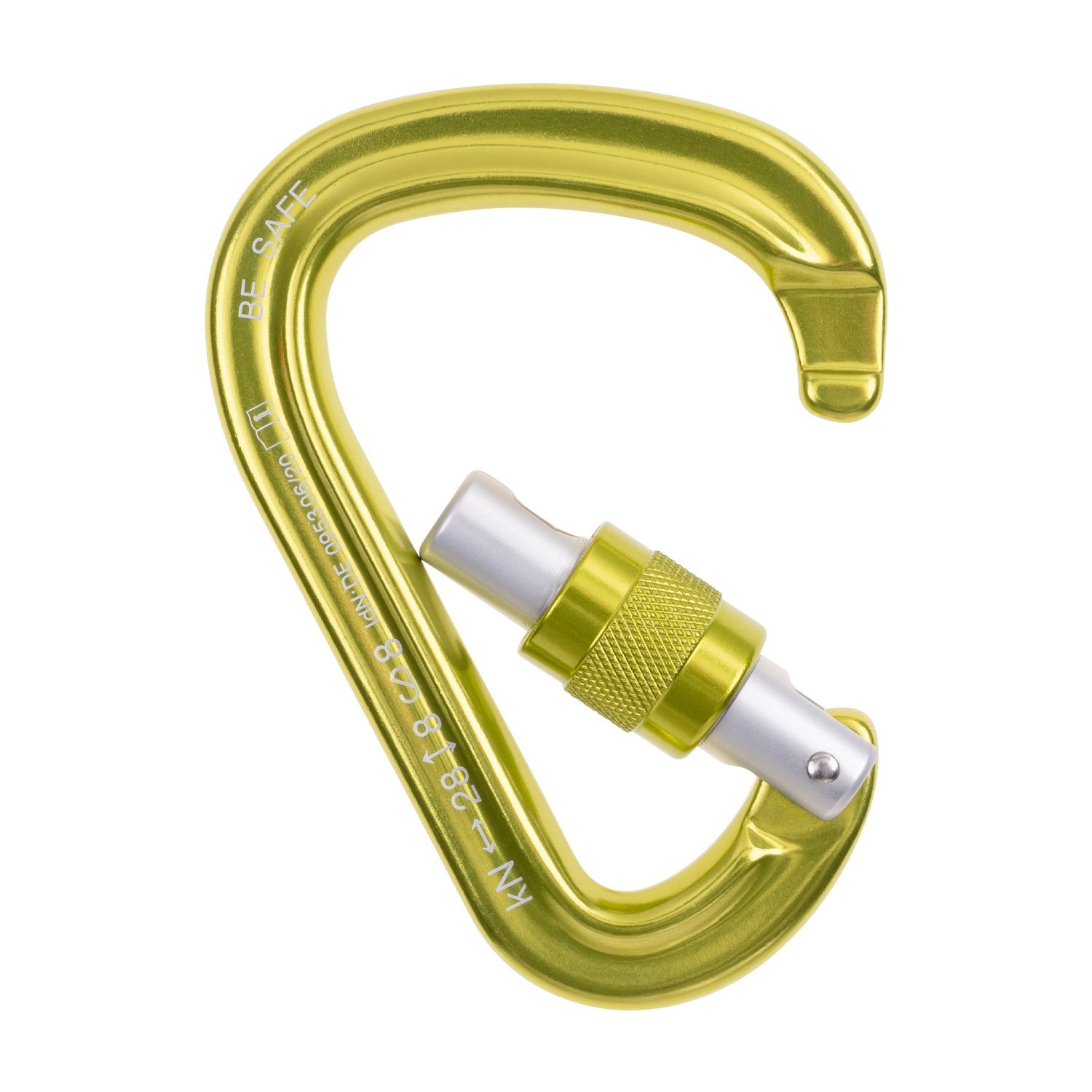 Be Safe - groen, HMS karabiner
