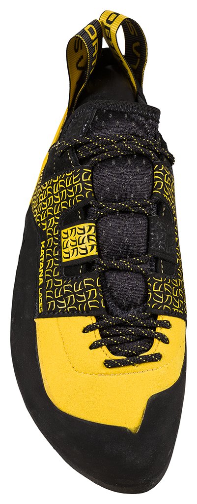 Katana Laces - jaune/noir, chaussons d'escalade hommes