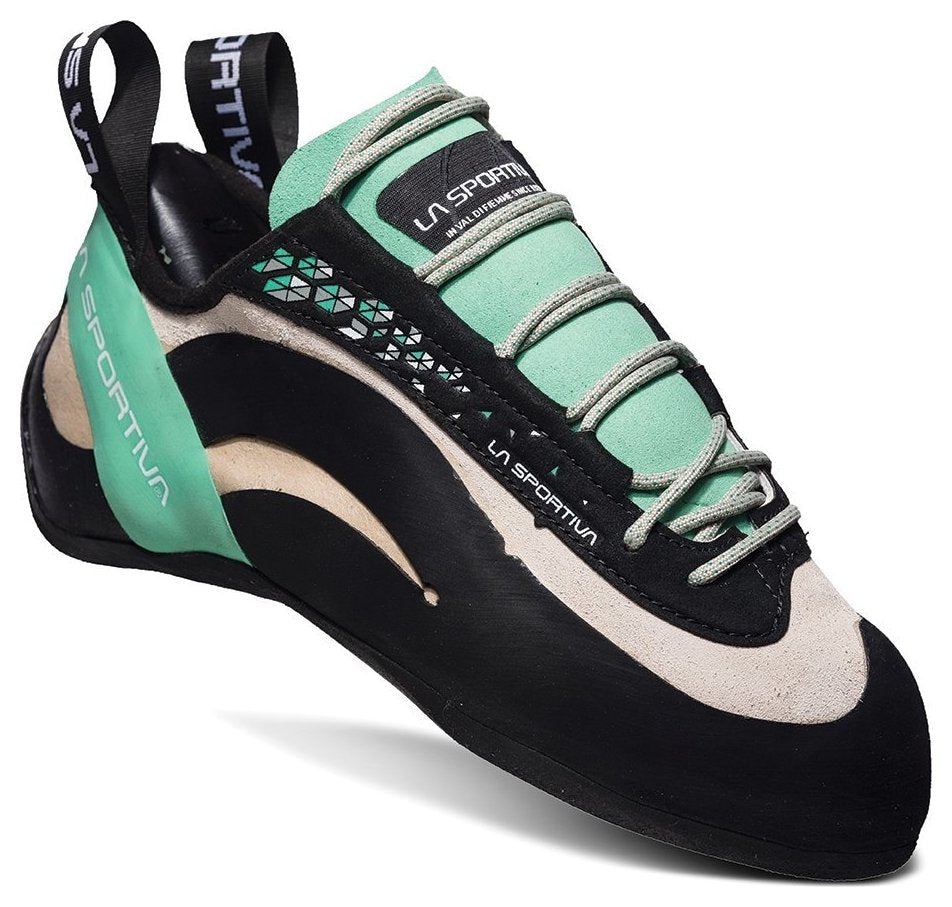 Miura Woman - blanc/vert jade, chausson d'escalade femmes