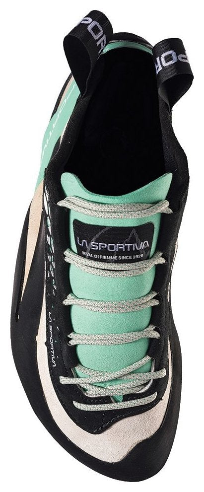 Miura Woman - blanc/vert jade, chausson d'escalade femmes