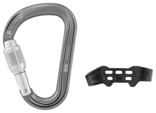 Afbeelding in Gallery-weergave laden, Neox Belay Kit - licht grijs, halfautomaat met safebiner