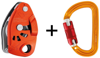 Afbeelding in Gallery-weergave laden, Neox Belay Pack - oranje, halfautomaat en safebiner
