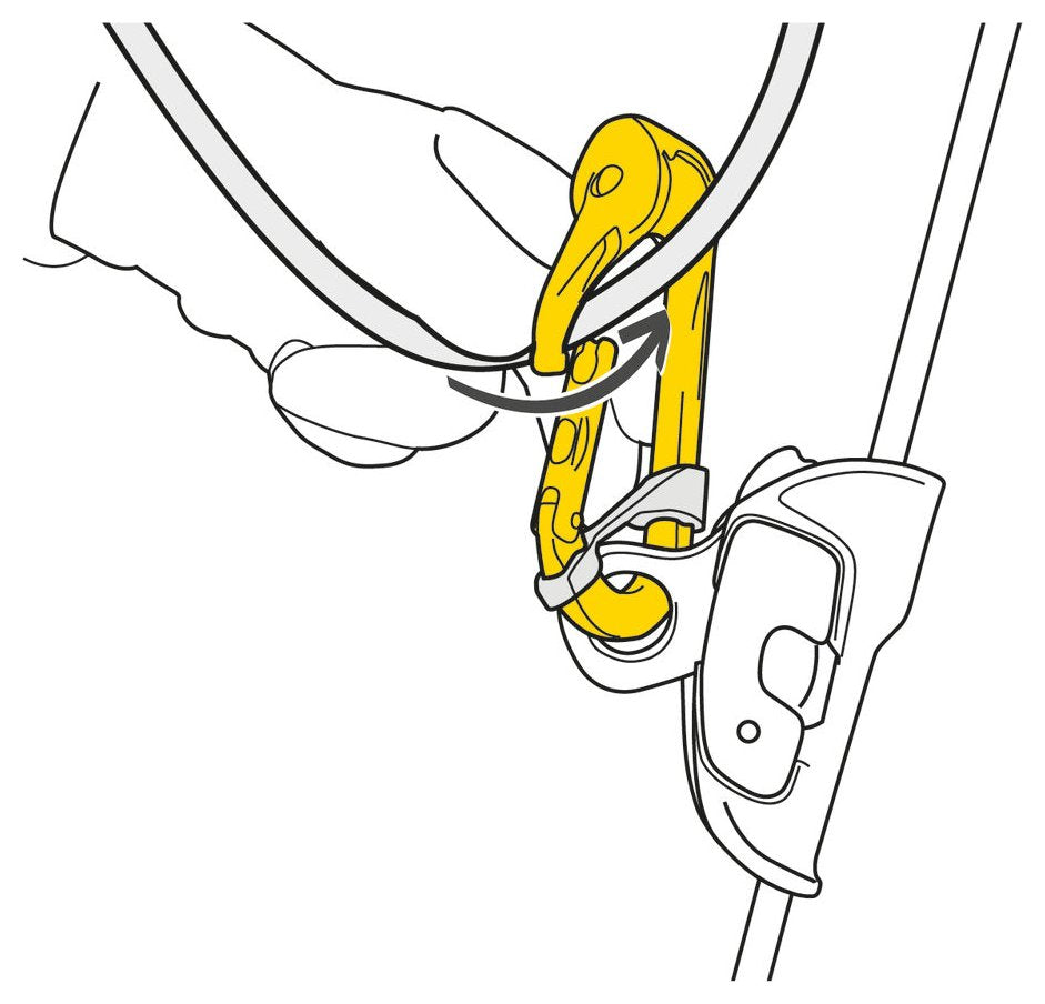 Rollclip A, katrol karabiner