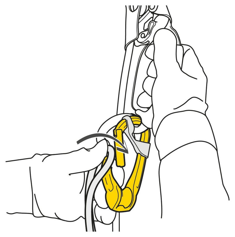Rollclip A, katrol karabiner