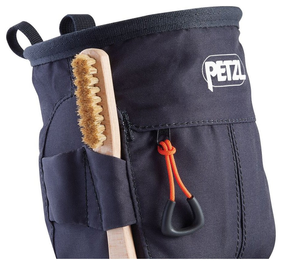 Sakapoche - noir, sac à magnésie avec poche.