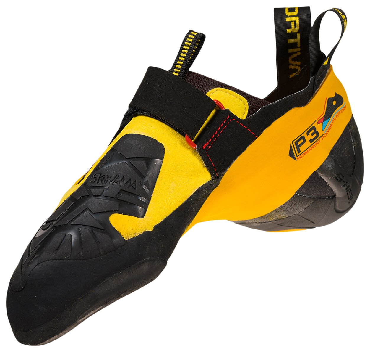 Skwama - noir/jaune, chaussons d'escalade hommes