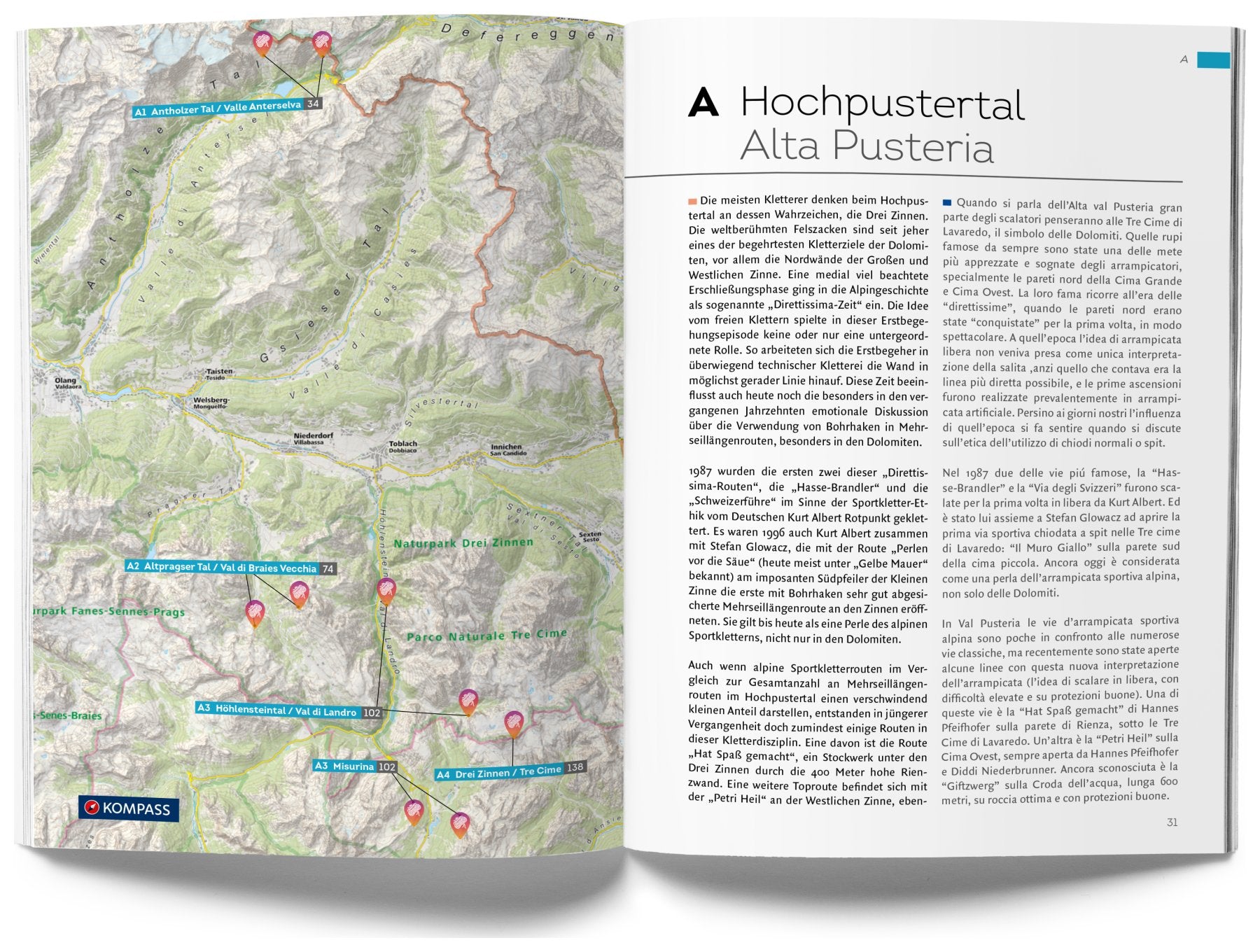 Dolomites (2021), multi-pitch climbing guidebook