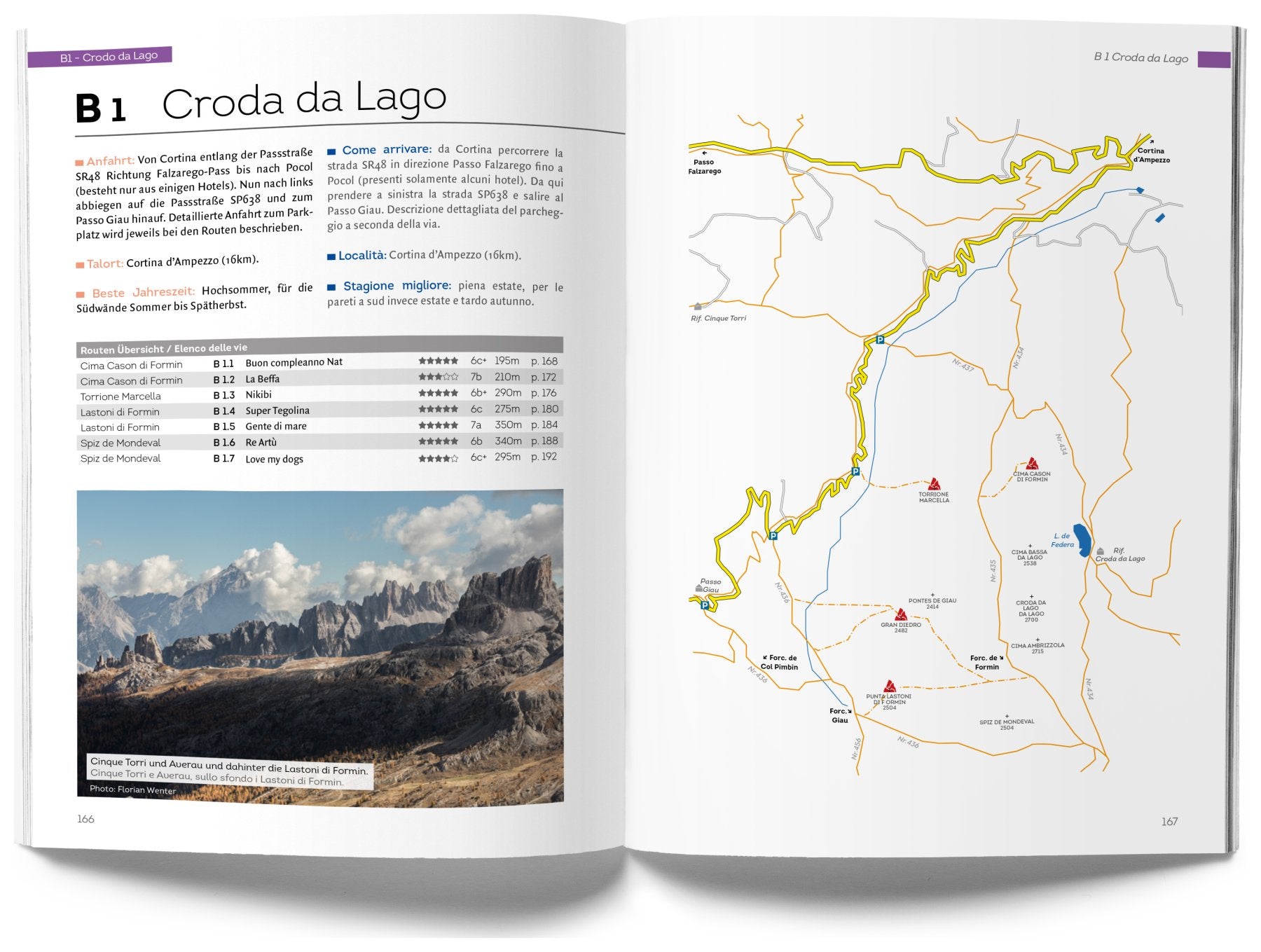 Dolomites (2021), multi-pitch climbing guidebook