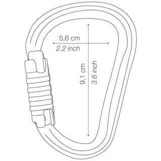 Charger l'image dans la galerie, William Triact-lock - noir, mousqueton de grande capacité