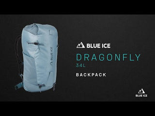 Video laden en afspelen in Gallery-weergave, Dragonfly (34L), lichtgewicht alpine rugzak