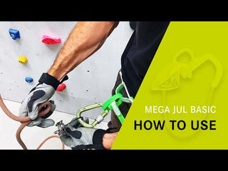 Charger et lire la vidéo dans la visionneuse de la Galerie, Mega Jul, assureur descendeur escalade