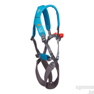 Load image into Gallery viewer, Momentum - azul, kid's full body climbing harness