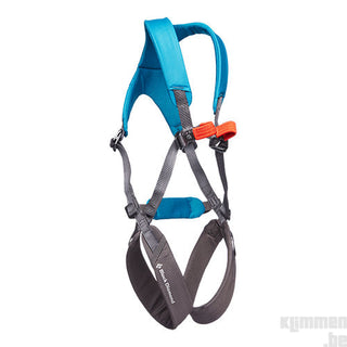 Load image into Gallery viewer, Momentum - azul, kid's full body climbing harness