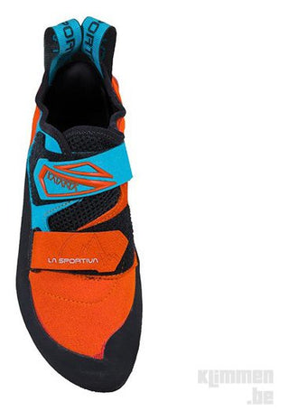 Afbeelding in Gallery-weergave laden, Katana - mandarijn/tropisch blauw, heren klimschoenen