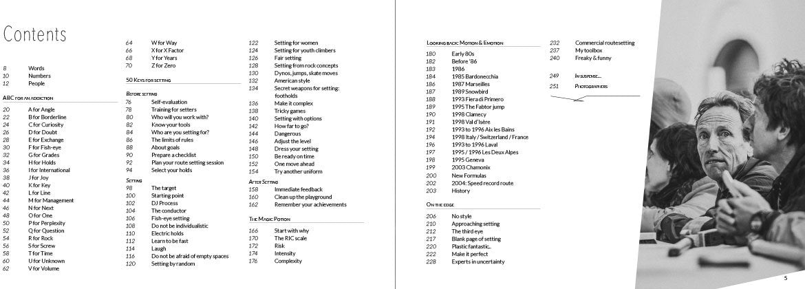 My Keys to Route Setting, routebouwboek