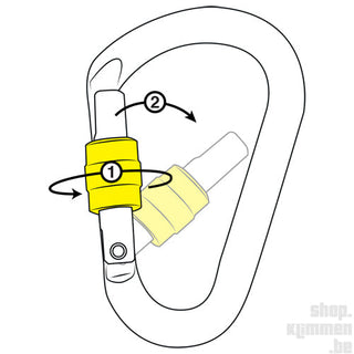 Afbeelding in Gallery-weergave laden, Be Lock Screw, HMS karabiner