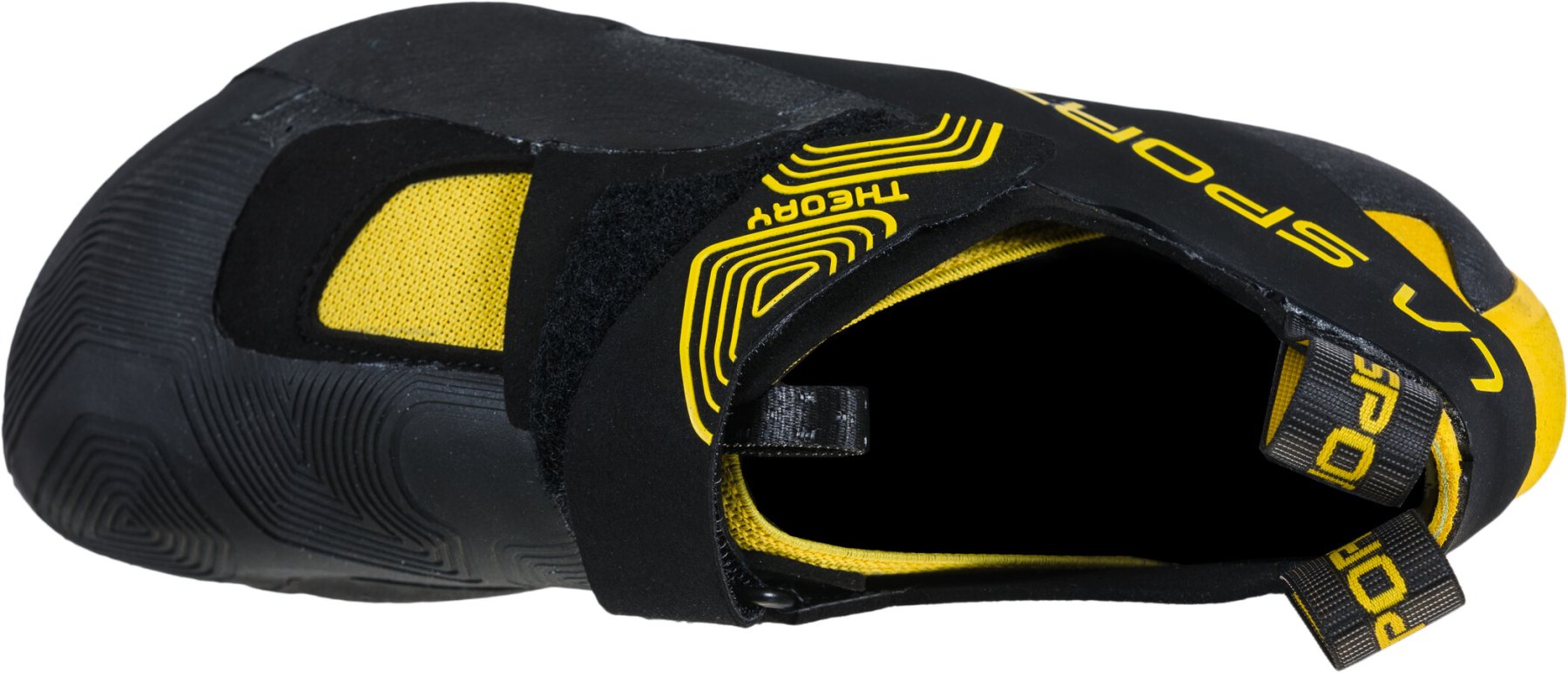 Theory - zwart/geel, heren klimschoenen
