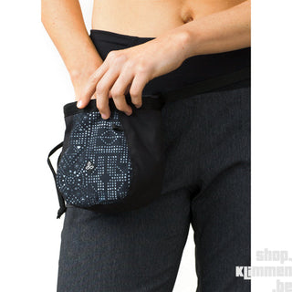 Load image into Gallery viewer, Large - black mosaic, women's chalk bag