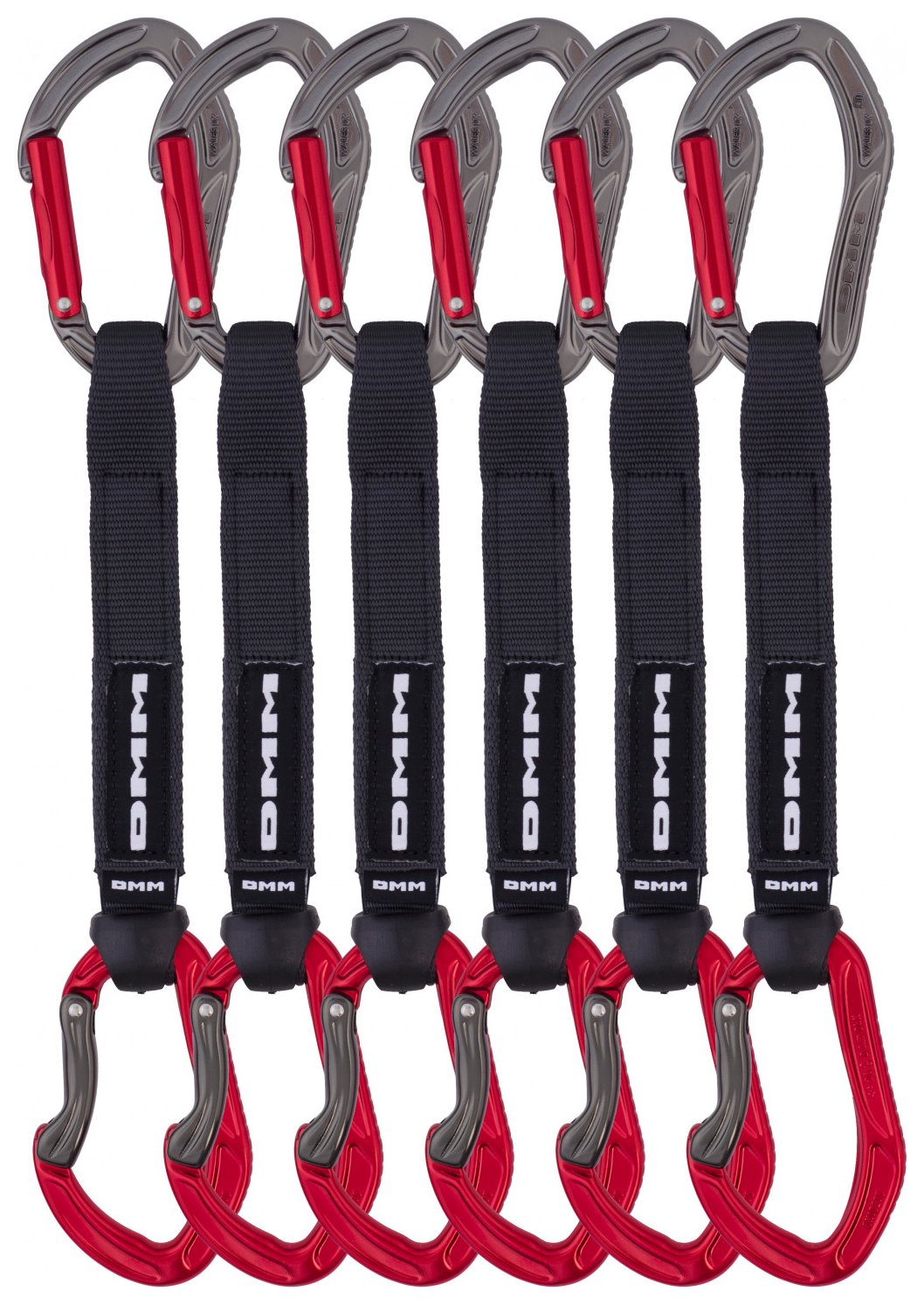 Alpha Sport Quickdraw (18cm) - rood, klimsetje - 6 pack