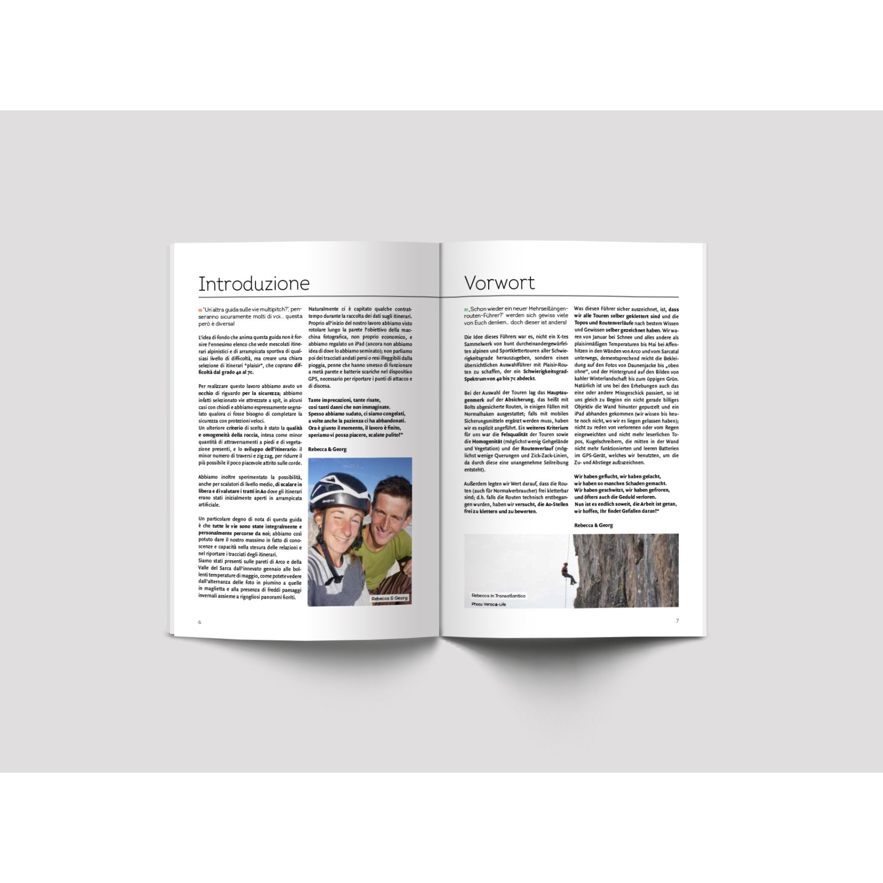 Arco multi-pitch climbing (2017), guidebook