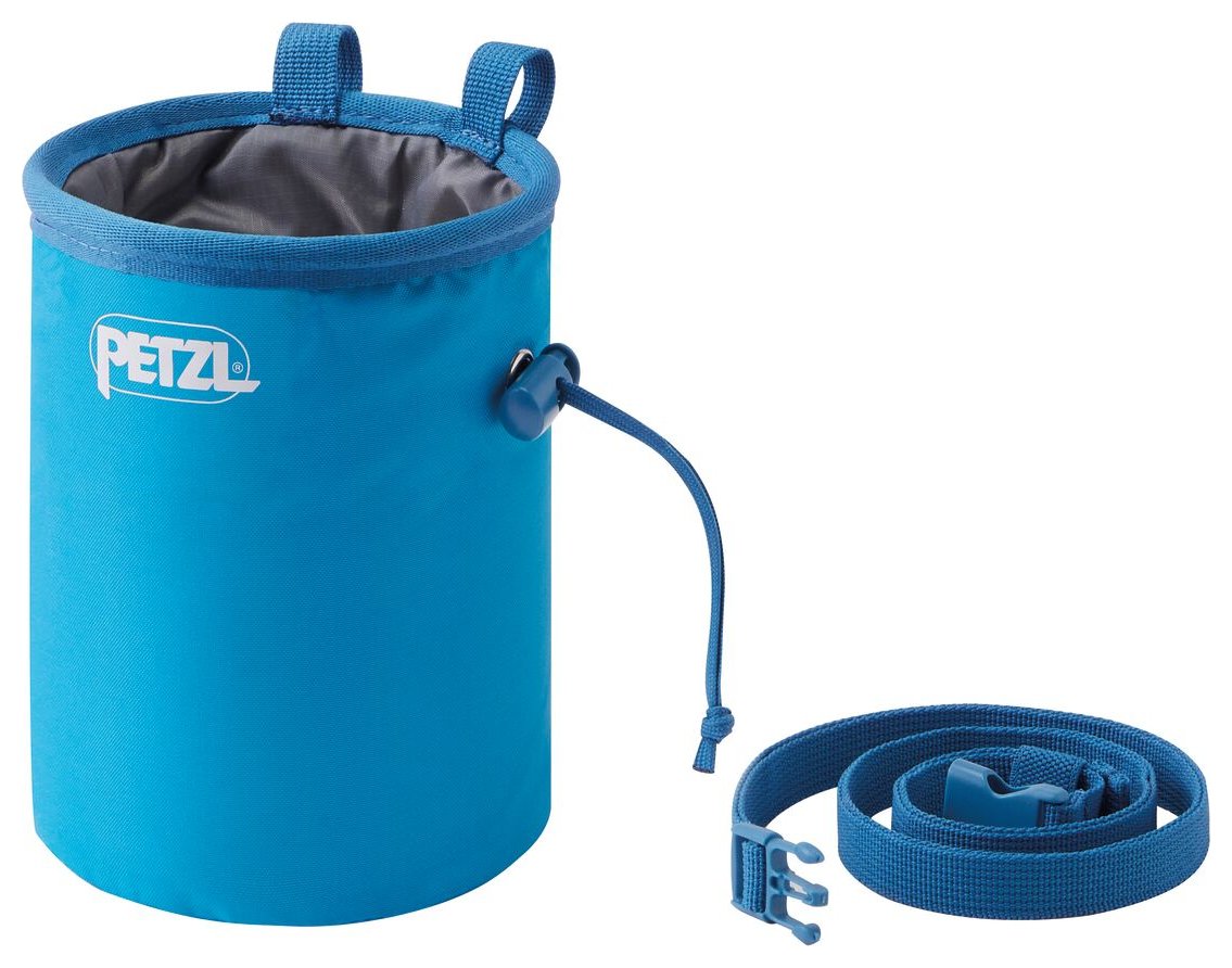 Bandi - bright blue, round chalk bag