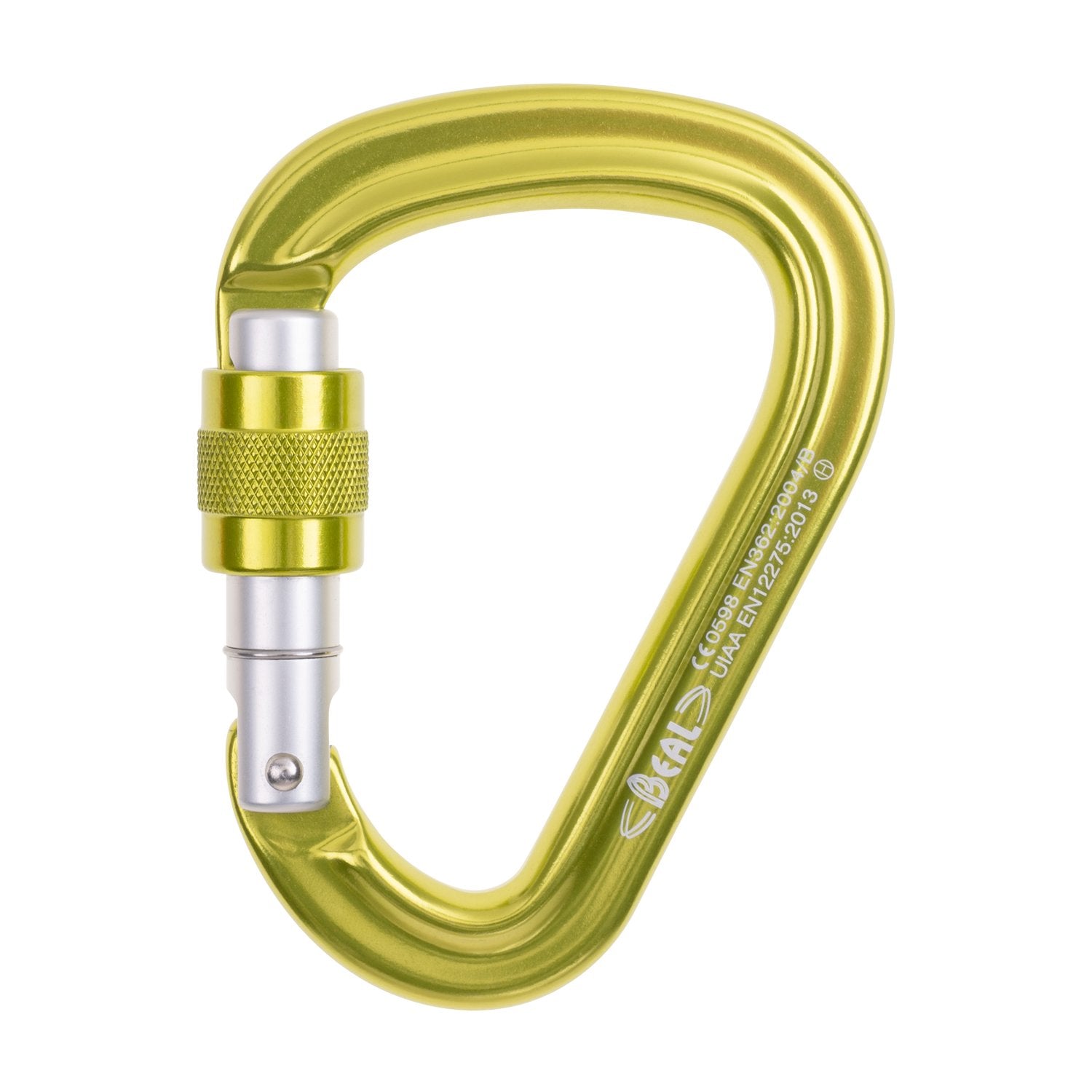 Be Safe - green, HMS carabiner