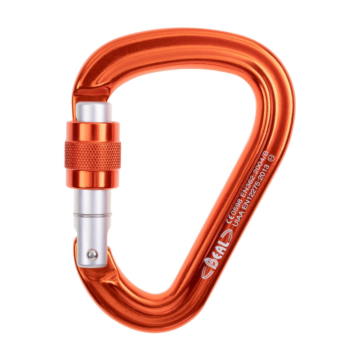 Be Safe - orange, HMS carabiner