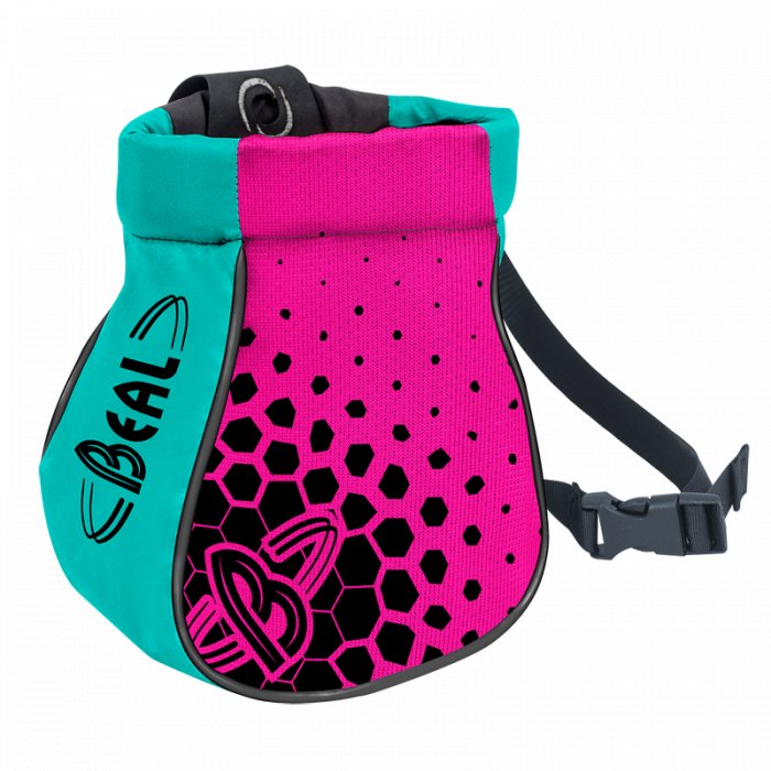 Cocoon Clic Clac - fuchsia, climbing chalk bag