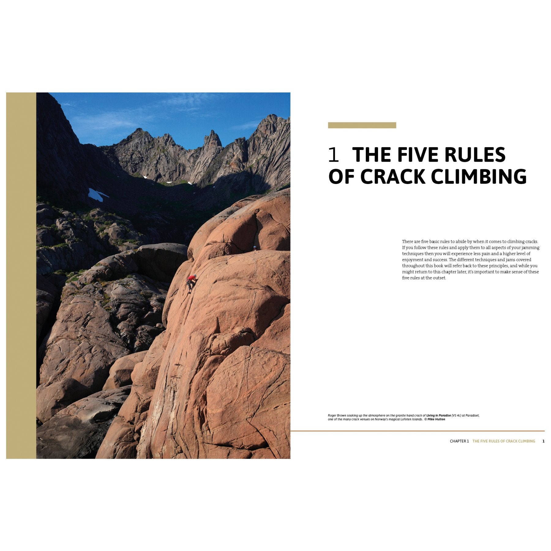 Crack climbing, trainingsboek