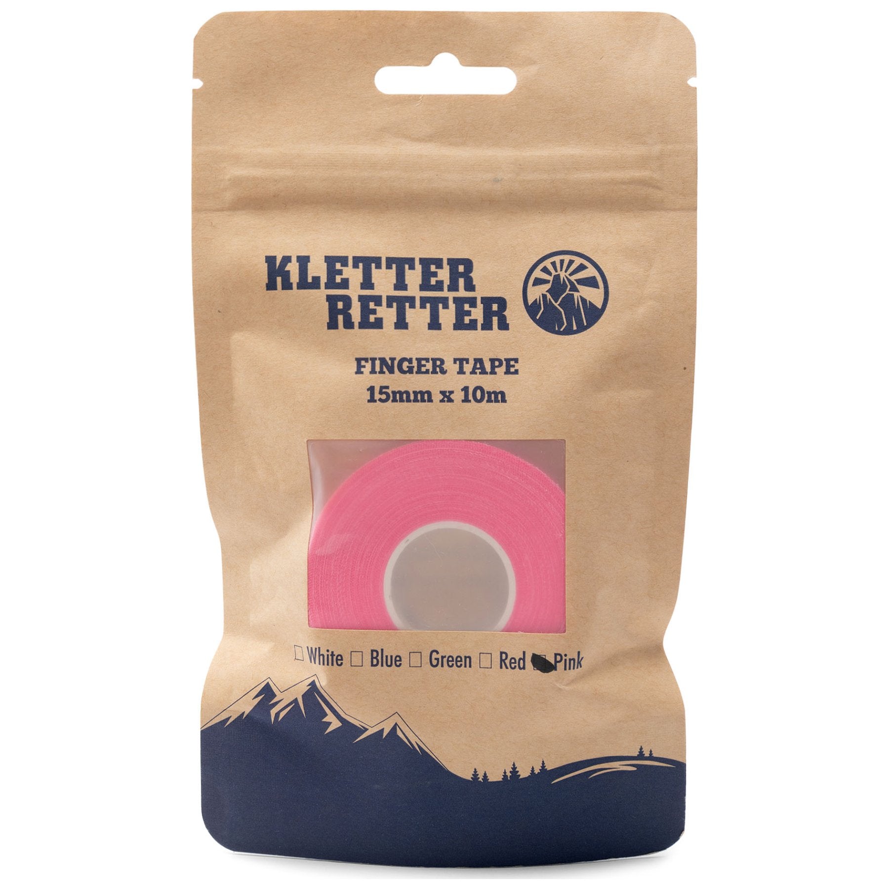Finger Tape (15mm x 10m) - roze, vingertape