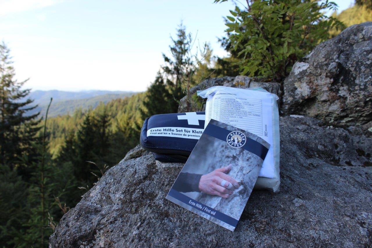 Trousse de premiers secours pour grimpeurs