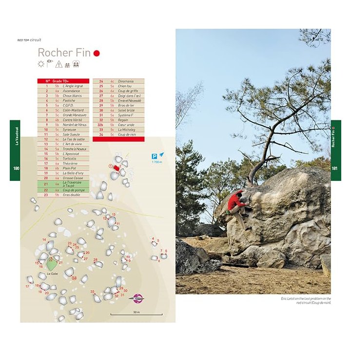 Fontainebleau Climbs (Anglais), topo-guide escalade