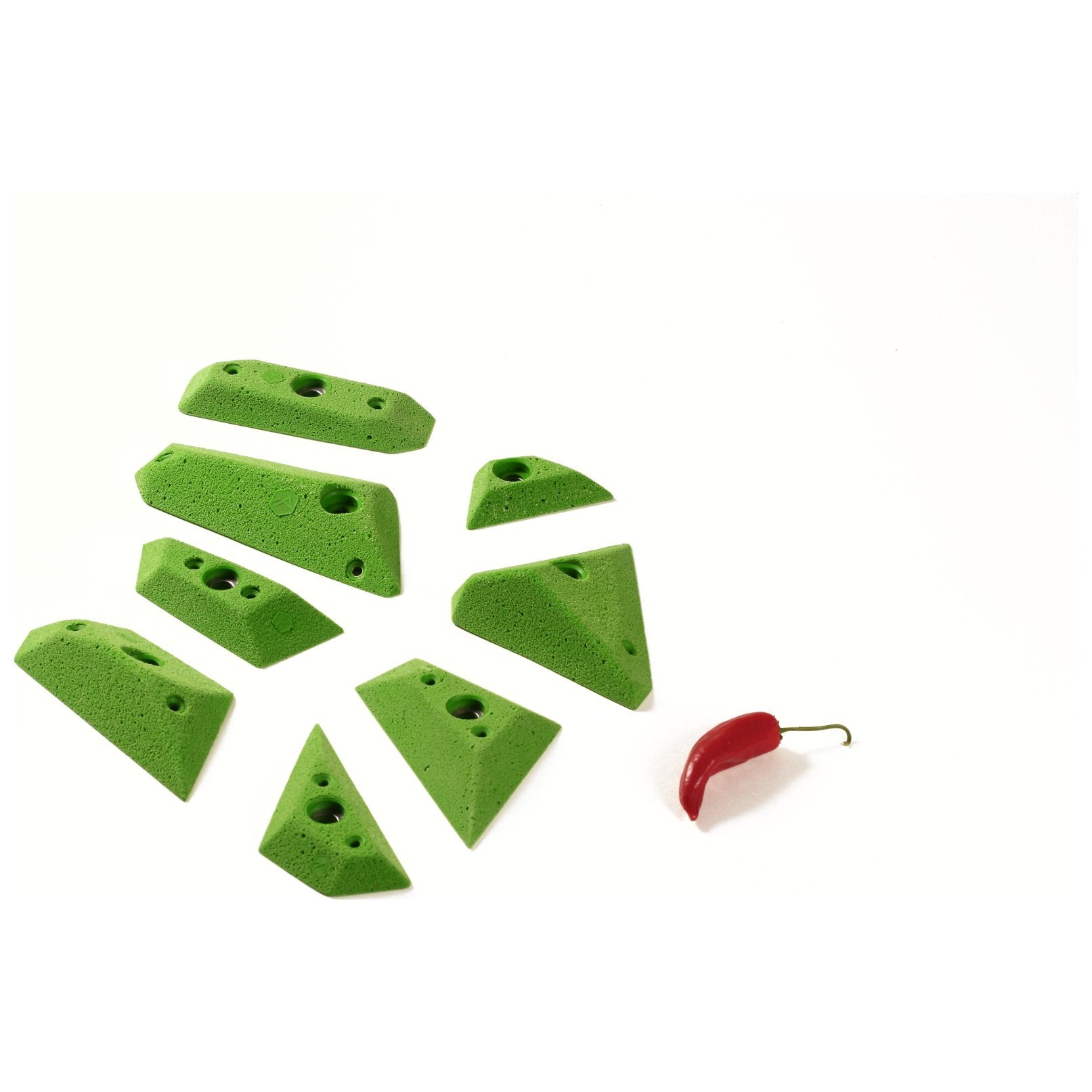Geo - complete, full climbing holds set