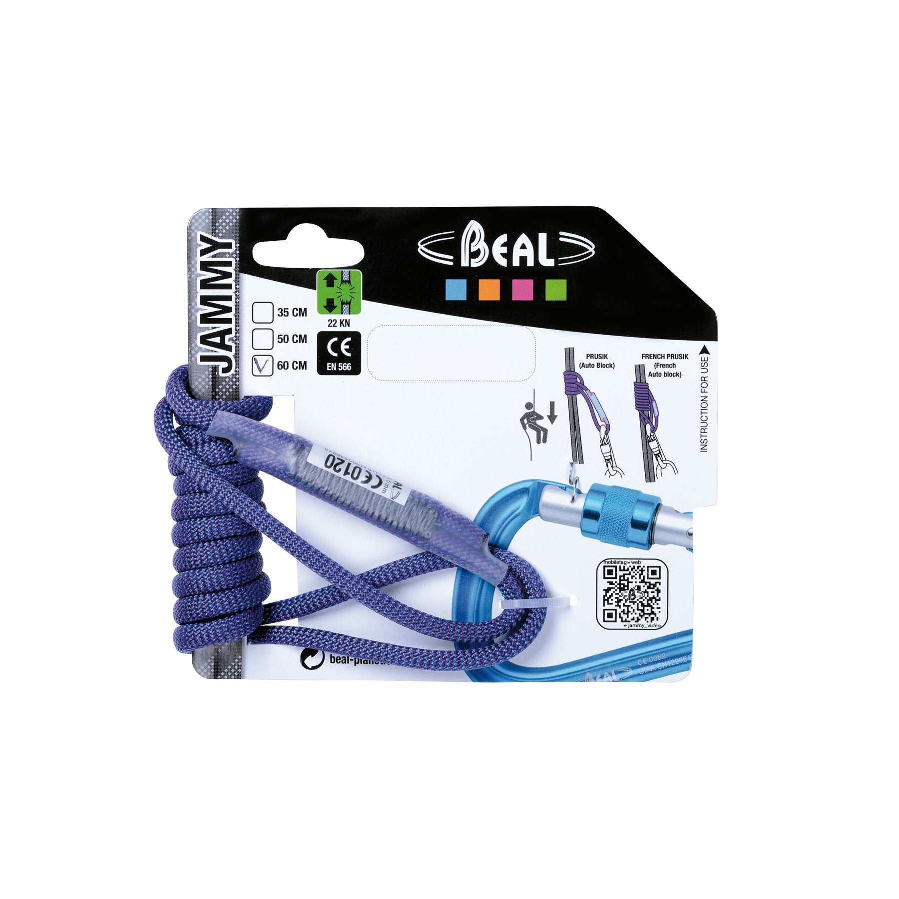 Jammy (5.5mm, 60cm), genaaid reepsnoer