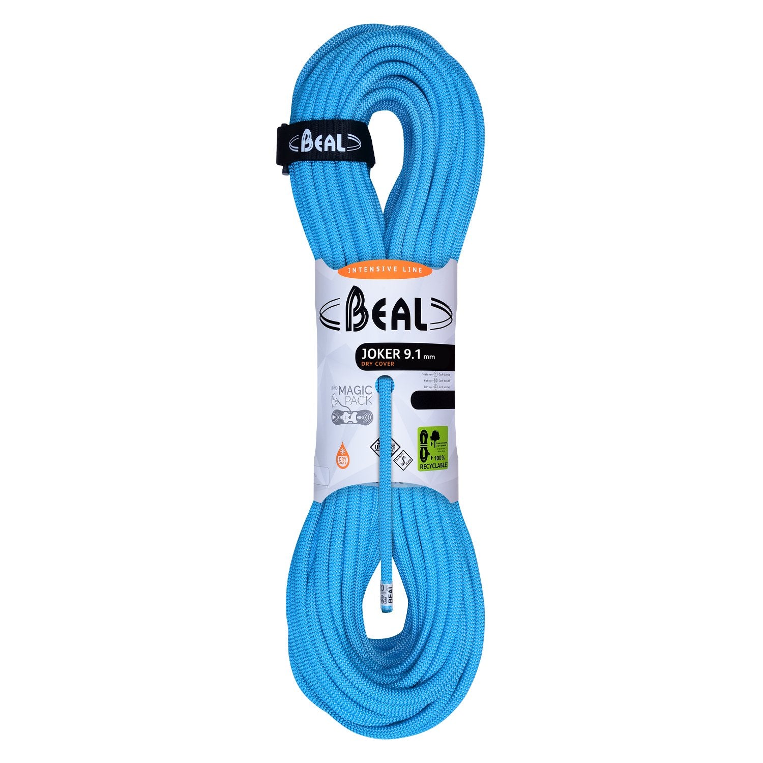 Joker (9.1mm, 80m) - unicore,  drycover, blue, corde d'escalade