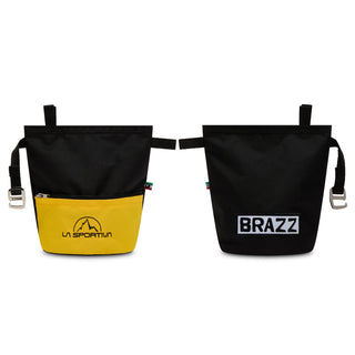 Afbeelding in Gallery-weergave laden, Leftover Chalk Bag - black/yellow, chalk bucket
