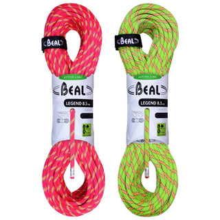 Charger l&#39;image dans la galerie, Legend (8.3mm, 2x60m) - vert/rose, corde d&#39;escalade
