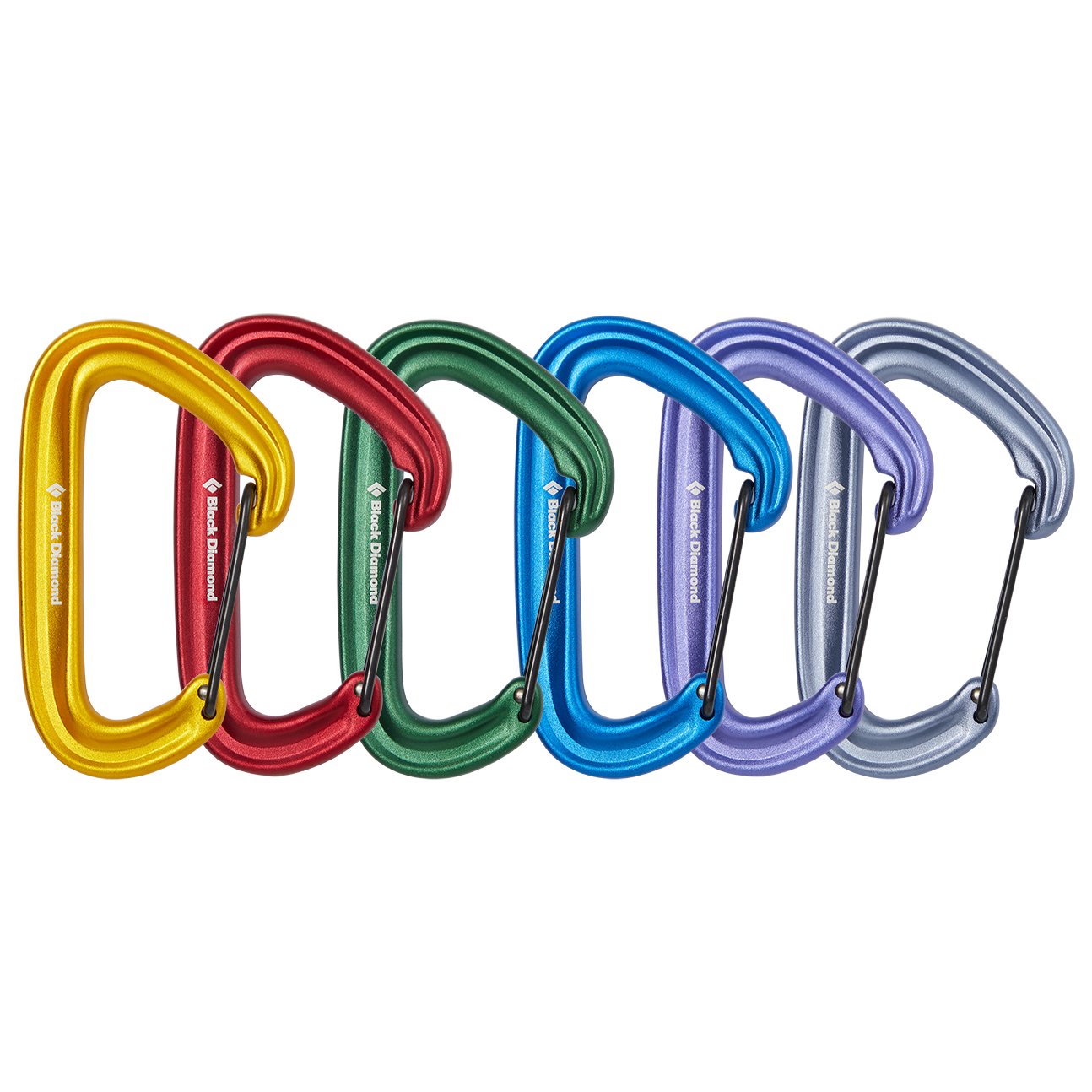 MiniWire RackPack, colored lightweight carabiners
