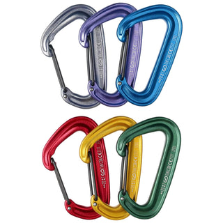 Load image into Gallery viewer, MiniWire RackPack, colored lightweight carabiners
