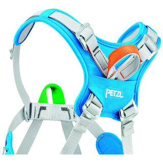 Load image into Gallery viewer, Ouistiti - blue, kid&#39;s full body climbing harness
