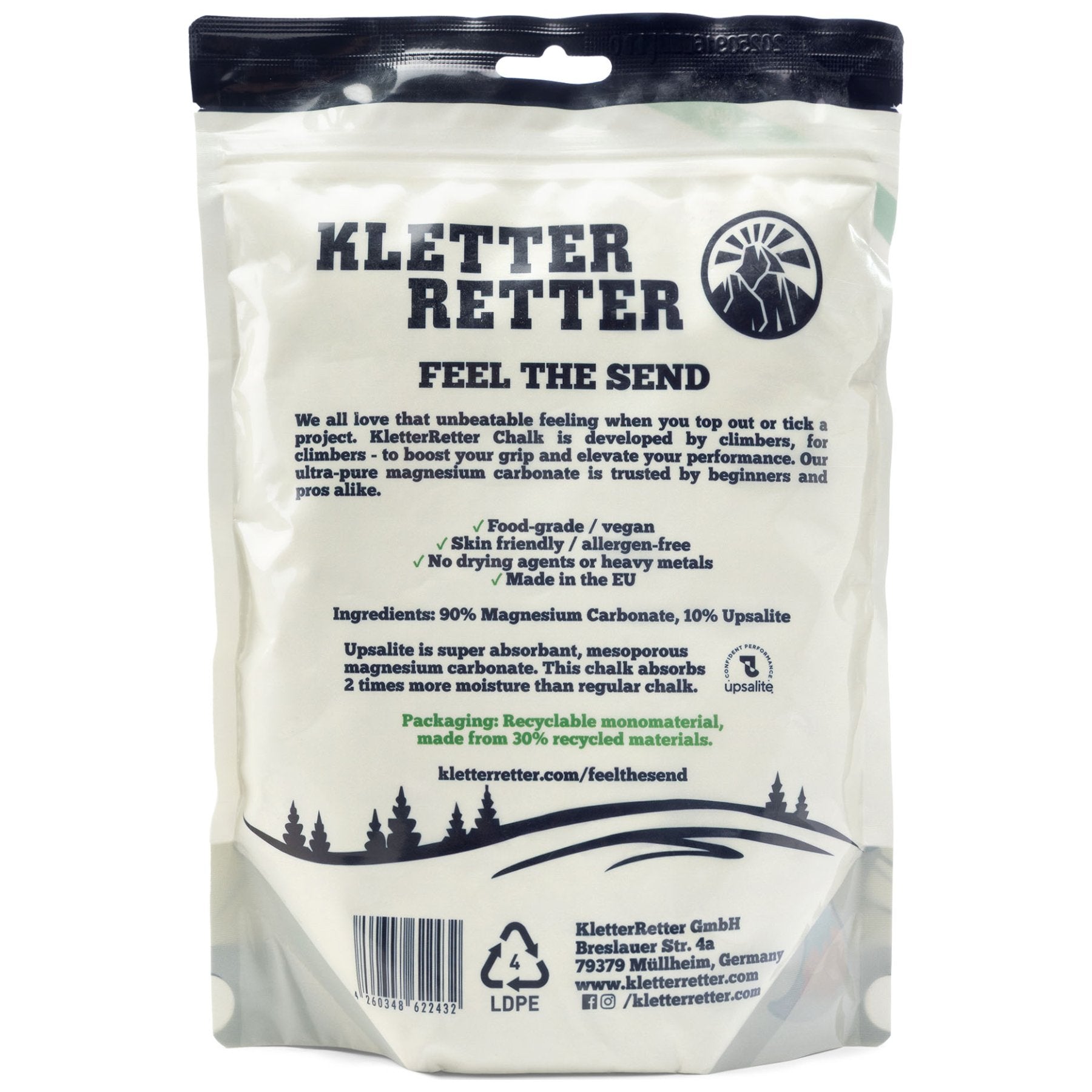 Performance Chalk (200g), chalk with Upsalite