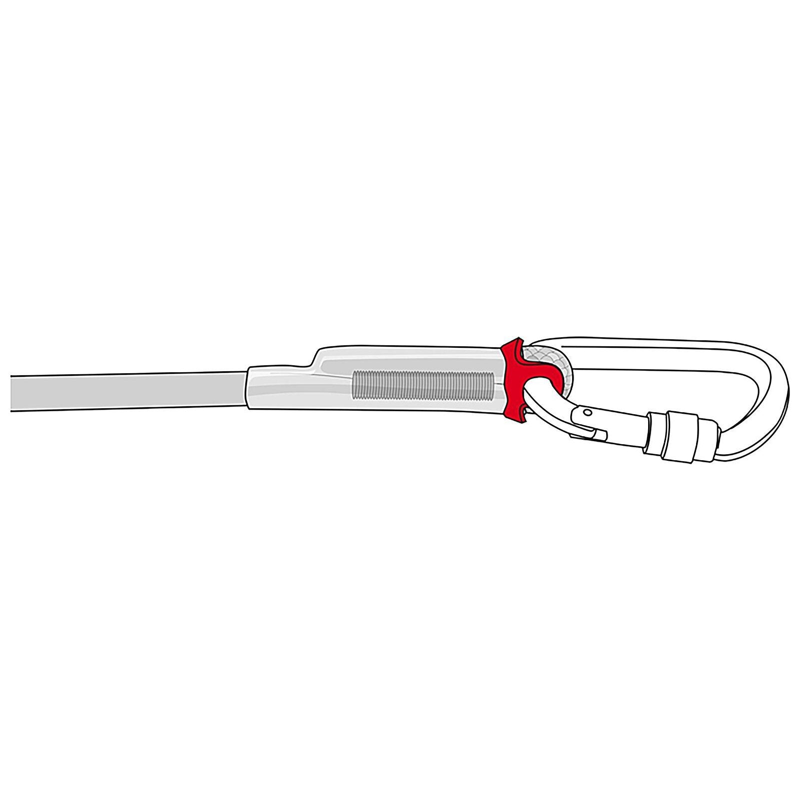 Pinch, carabiner arrester