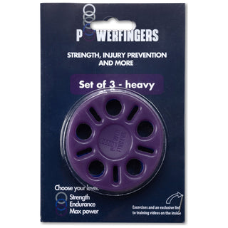 Afbeelding in Gallery-weergave laden, PowerFingers - Heavy, set van 3 vingertrainers
