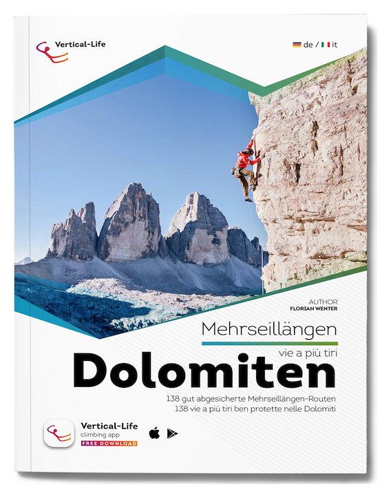 Dolomites (2021), multi-pitch climbing guidebook