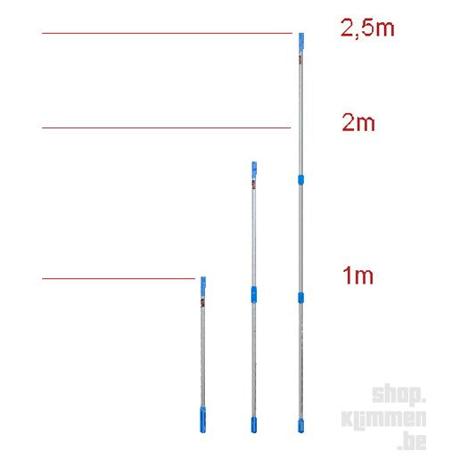 Triple Tube Pole, brush stick